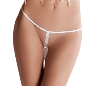 PASSION - MICRO WHITE THONG ONE SIZE